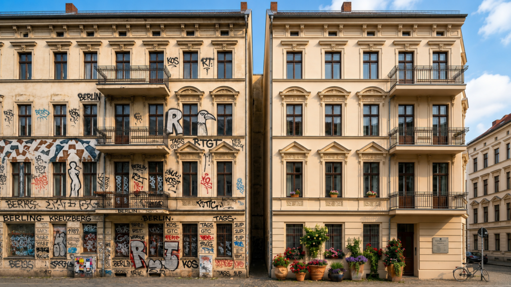 Warum manche Gebäude zum Graffiti Hotspot werden.